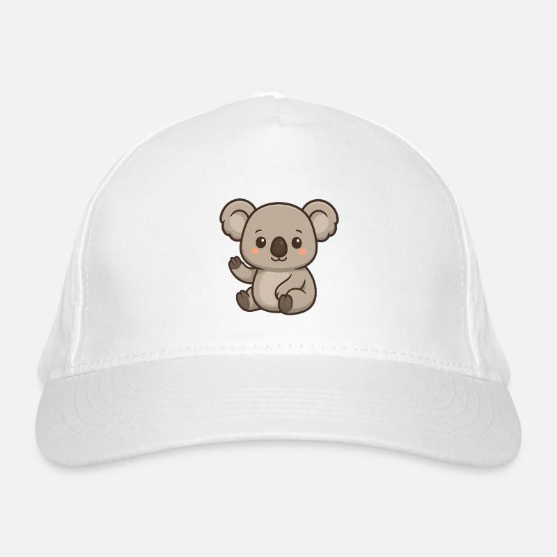 Koala avec accent de cœur Casquette classique bio