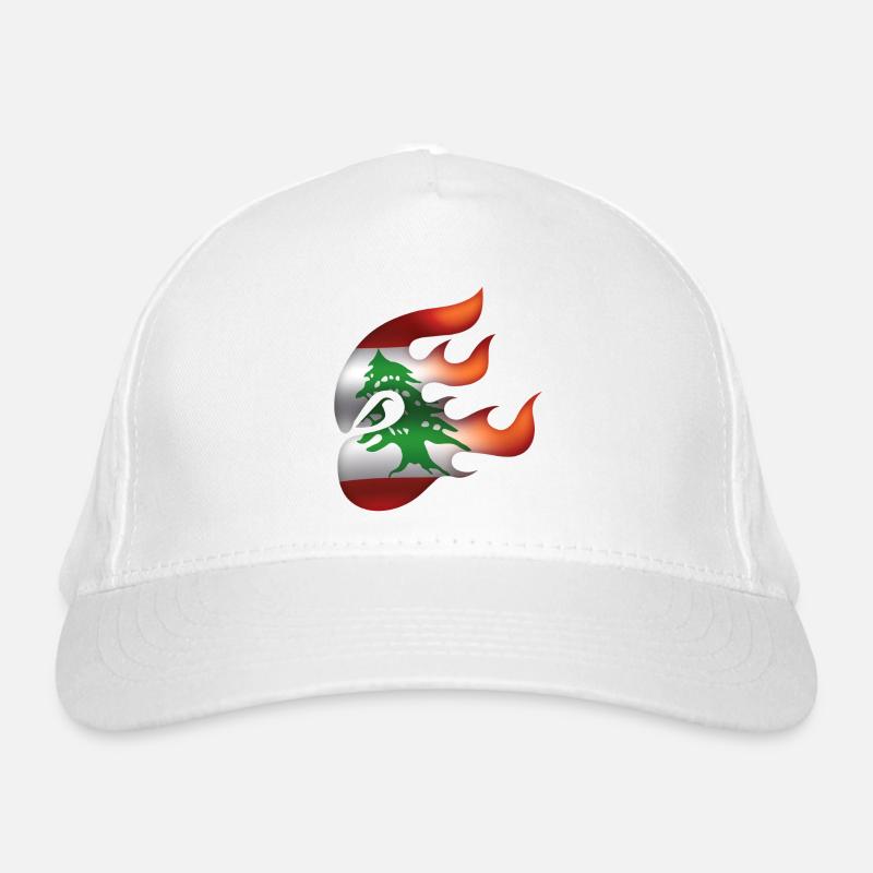 Drapeau du Liban - Liban - Ninja Casquette classique bio