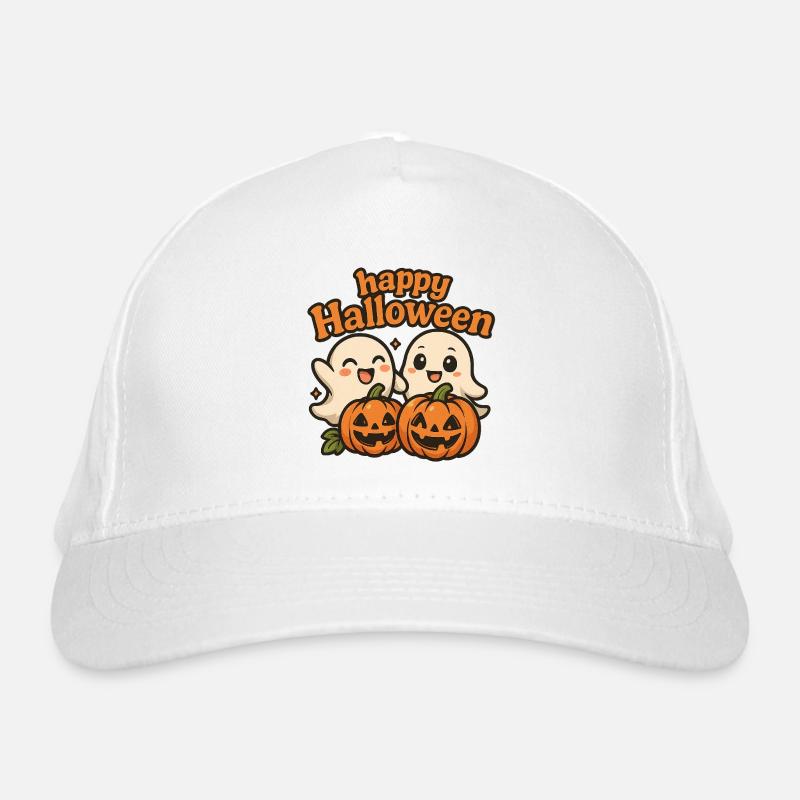 Fantômes mignons Halloween Design Casquette classique bio