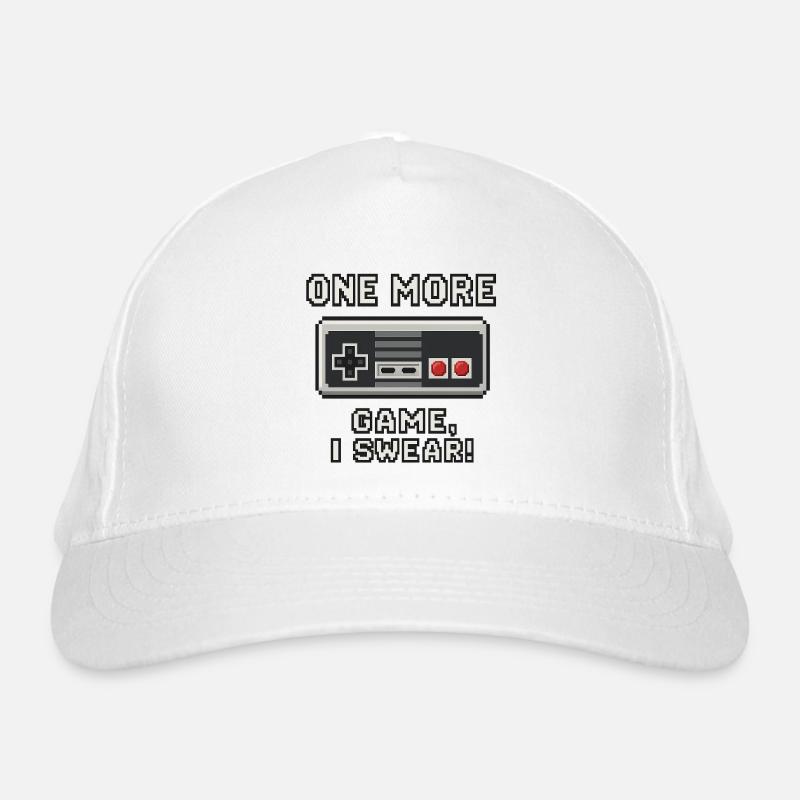Retro Gaming Quote Design Organic Baseball Cap