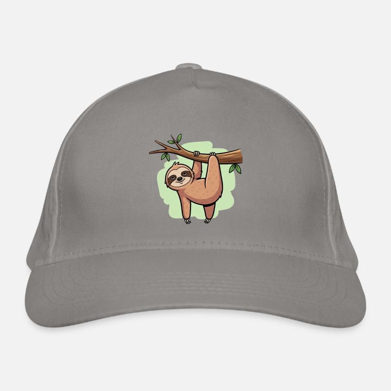 Sloth Organic Baseball Cap