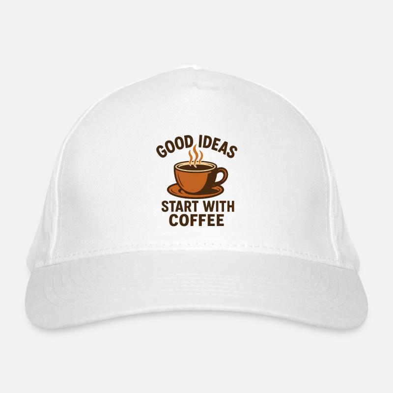 Conception de citation de café motivant Casquette classique bio