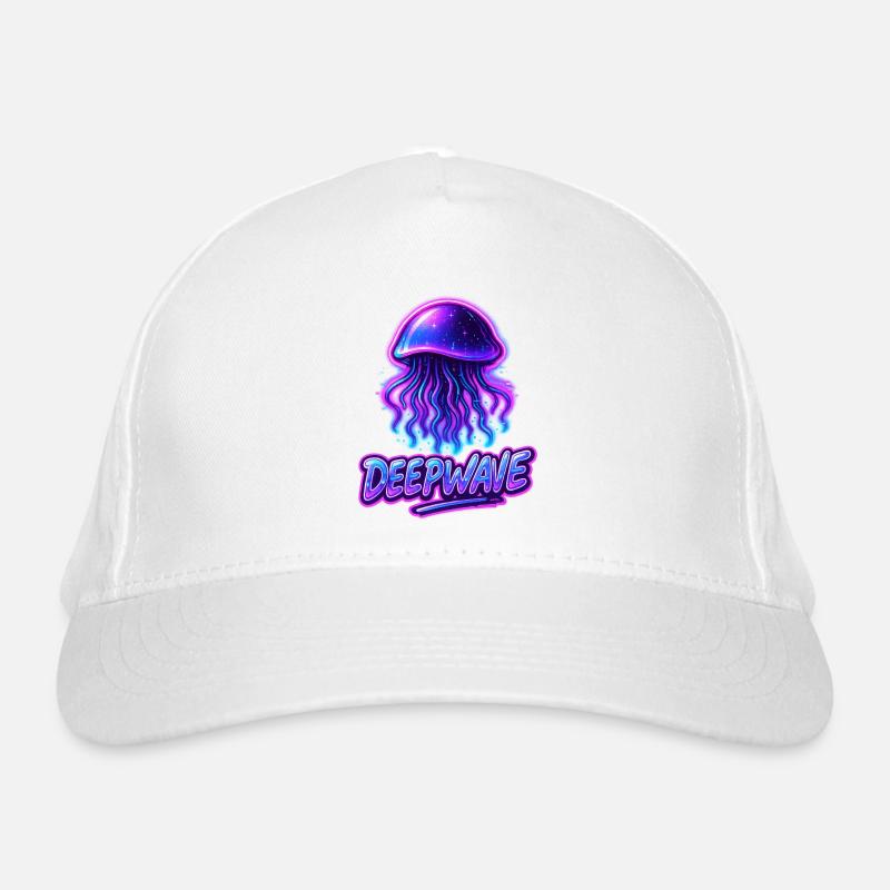Conception de méduse néon Deepwave Casquette classique bio