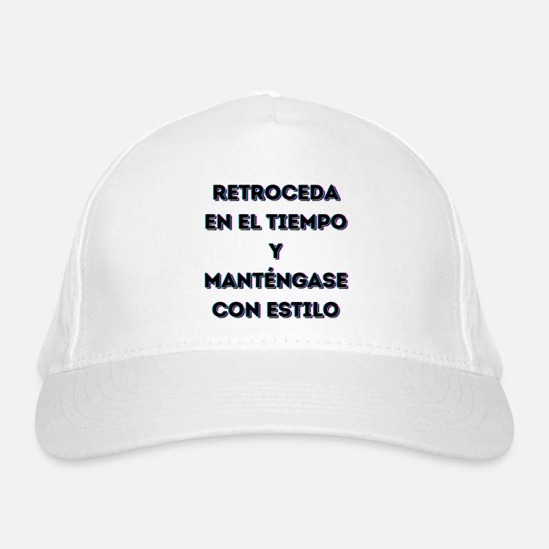 Retro Style Over Time Organic Baseball Cap