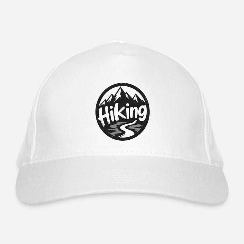 Abenteuerlicher Bergwanderer Eyecatcher Bio-Baseballkappe