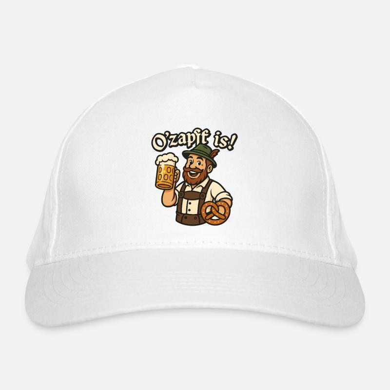 O’zapft est le design de la Bayern Bierfest Casquette classique bio