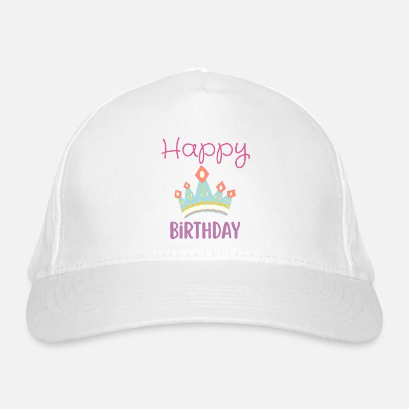 Happy birthday Organic Baseball Cap