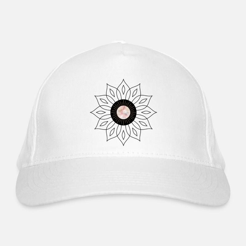 Mandala rosette Organic Baseball Cap