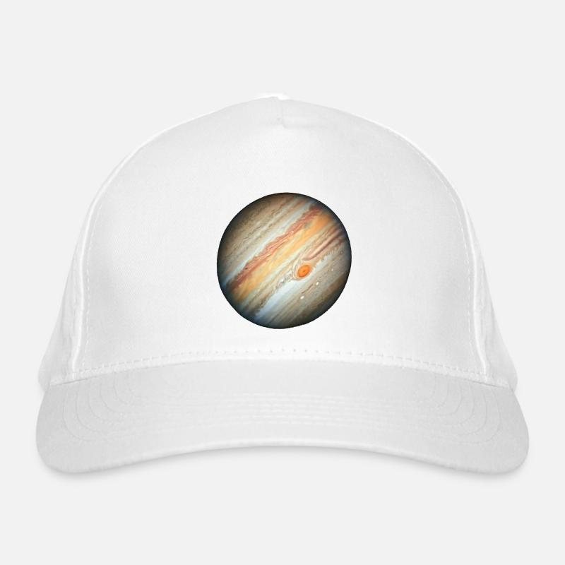 Jupiter & riesiger roter Fleck Bio-Baseballkappe