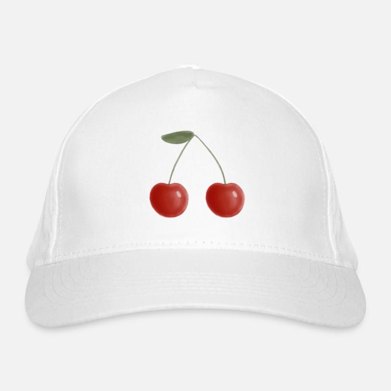 Kirschen Bio-Baseballkappe
