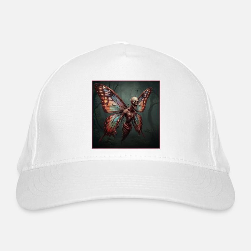 Cauchemar morbide du papillon Casquette classique bio