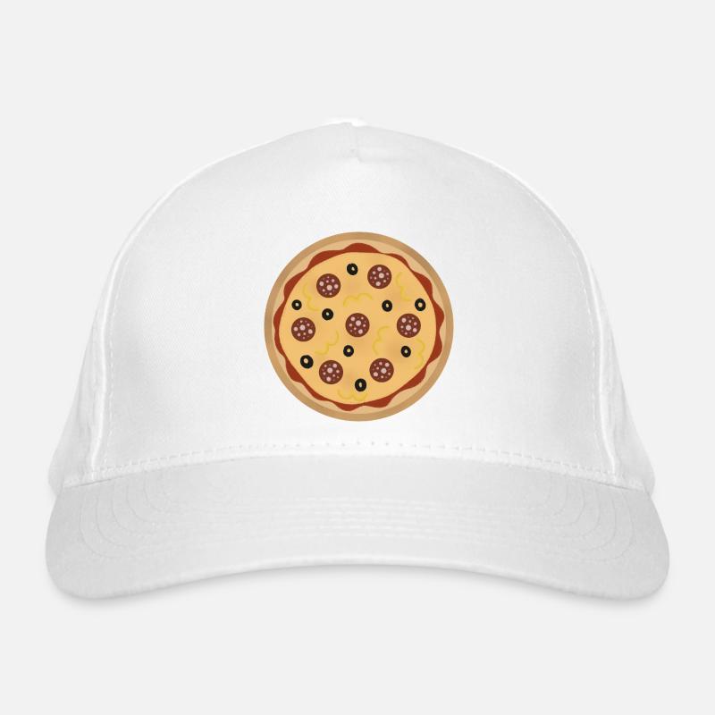 Peperoni-Pizza Bio-Baseballkappe