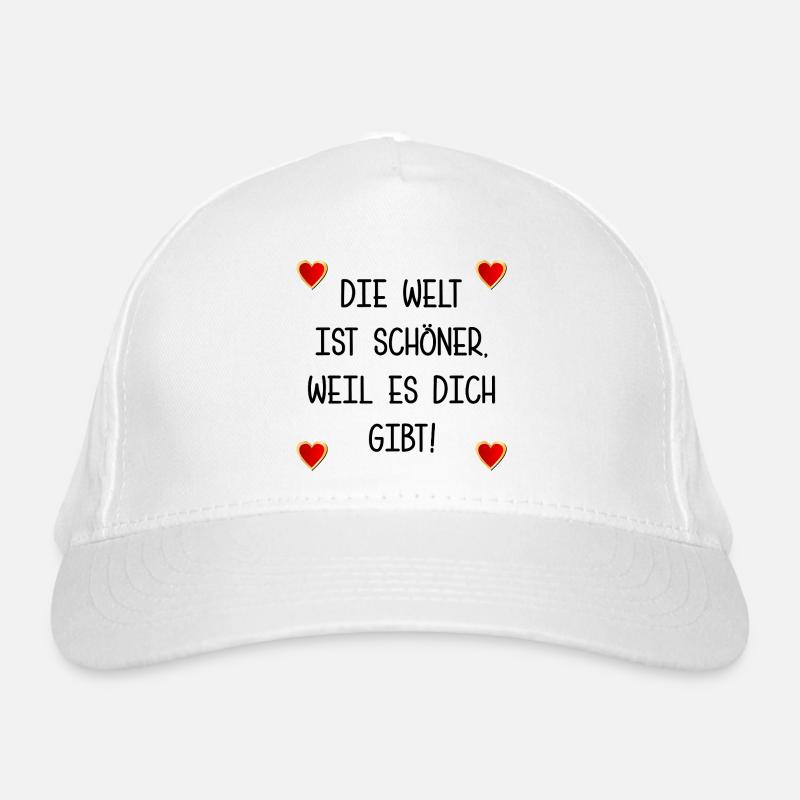 BEZIEHUNG FREUNDSCHAFT SPRÜCHE Bio-Baseballkappe