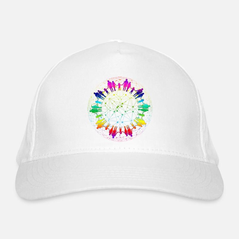 Rainbow Net de la communauté Casquette classique bio