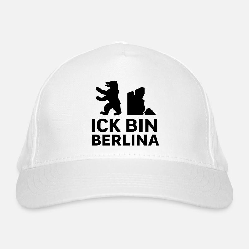 Ick bin Berlina | L’Ours de Berlin et le Mur Casquette classique bio