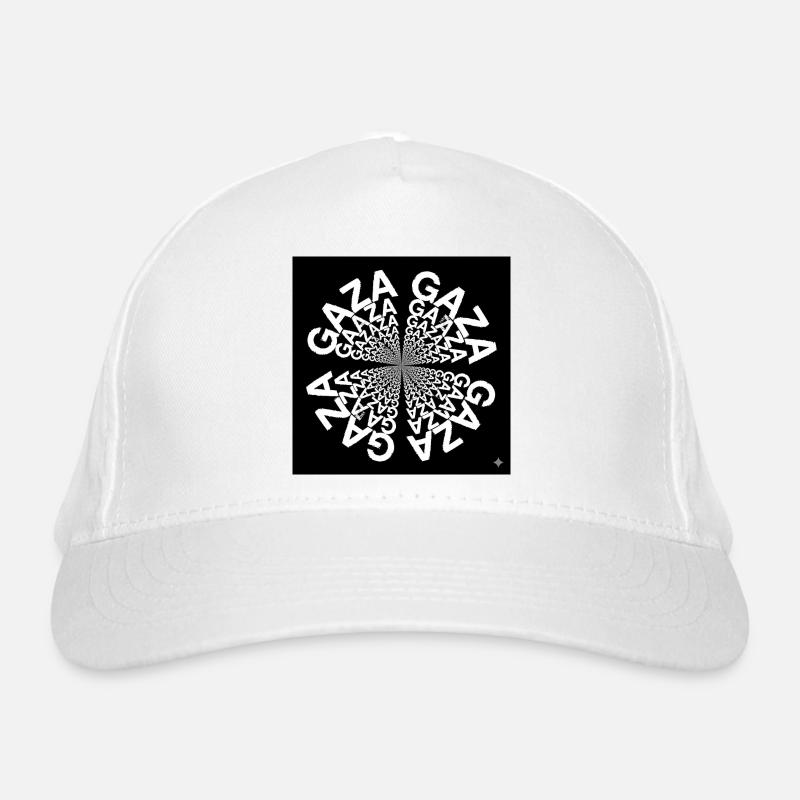 Hypnotic Typographic Spiral Organic Baseball Cap