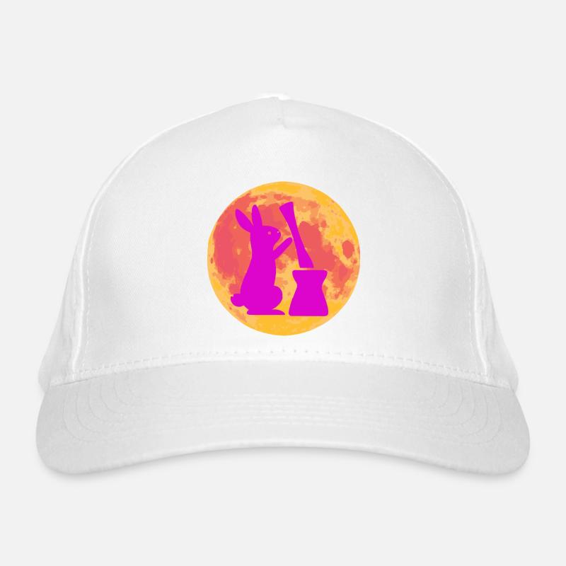 Gâteau de riz Moon Bunny Stomps – Full Moon Design Casquette classique bio