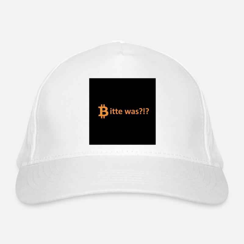 Bitcoin please what saying Organic Baseball Cap