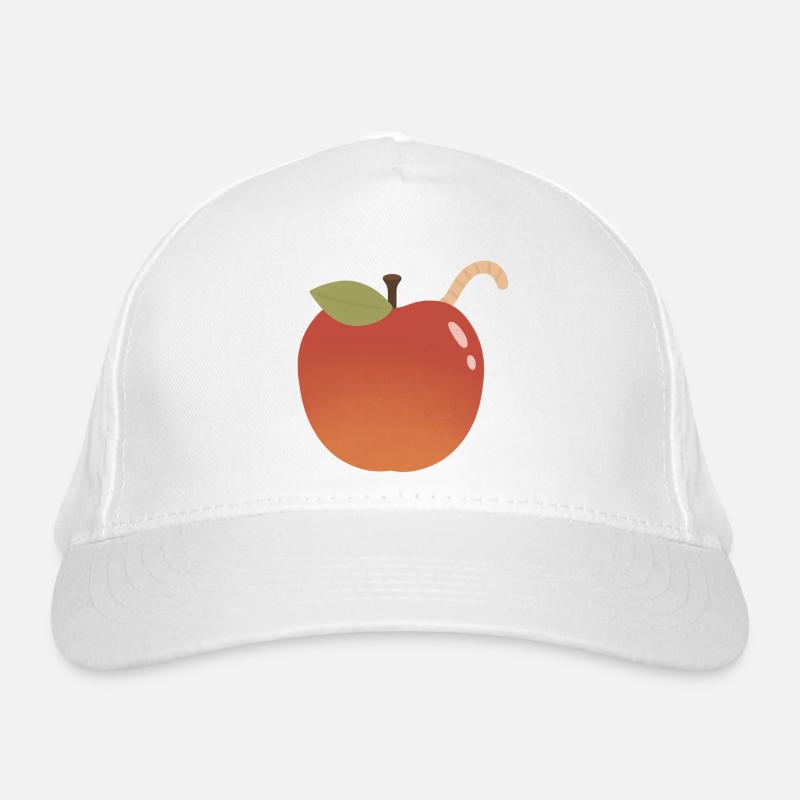 Pomme avec accent de ver incurvé Casquette classique bio