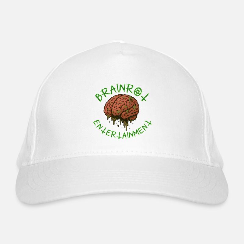 Brainrot Entertainment – Råddent sindsdesign Øko-baseballcap
