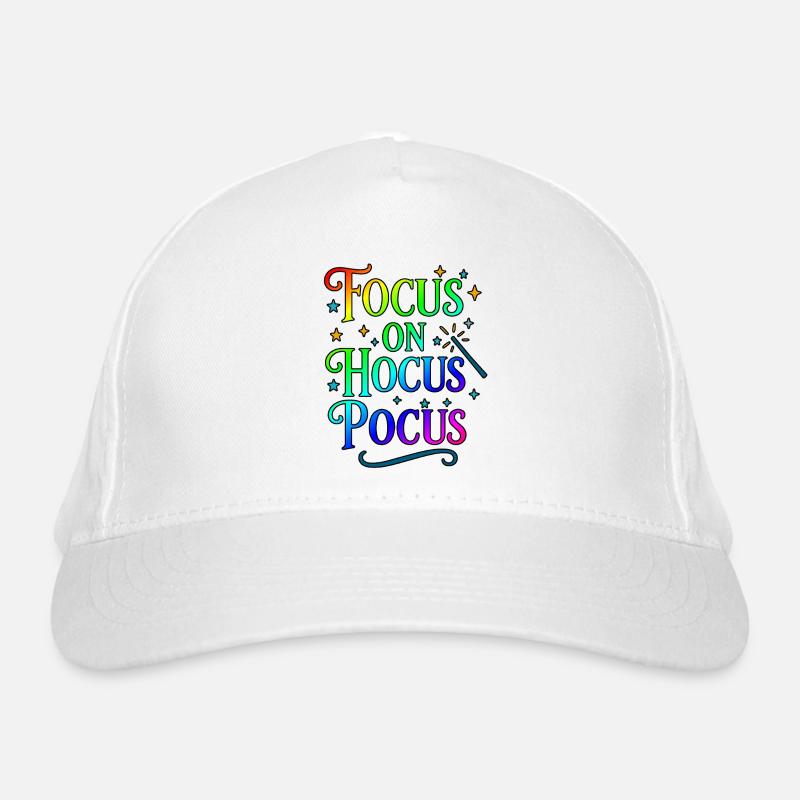 Toujours l’accent sur le hocus pocus - Casquette classique bio - blanc