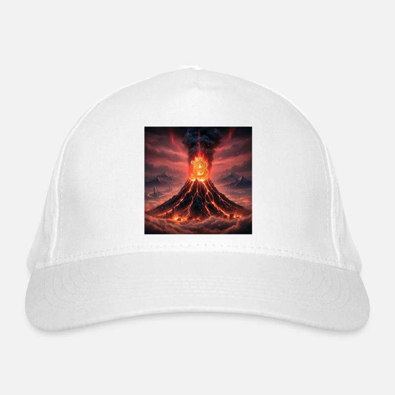 Bitcoin Vulkan-Ausbruch Bio-Baseballkappe