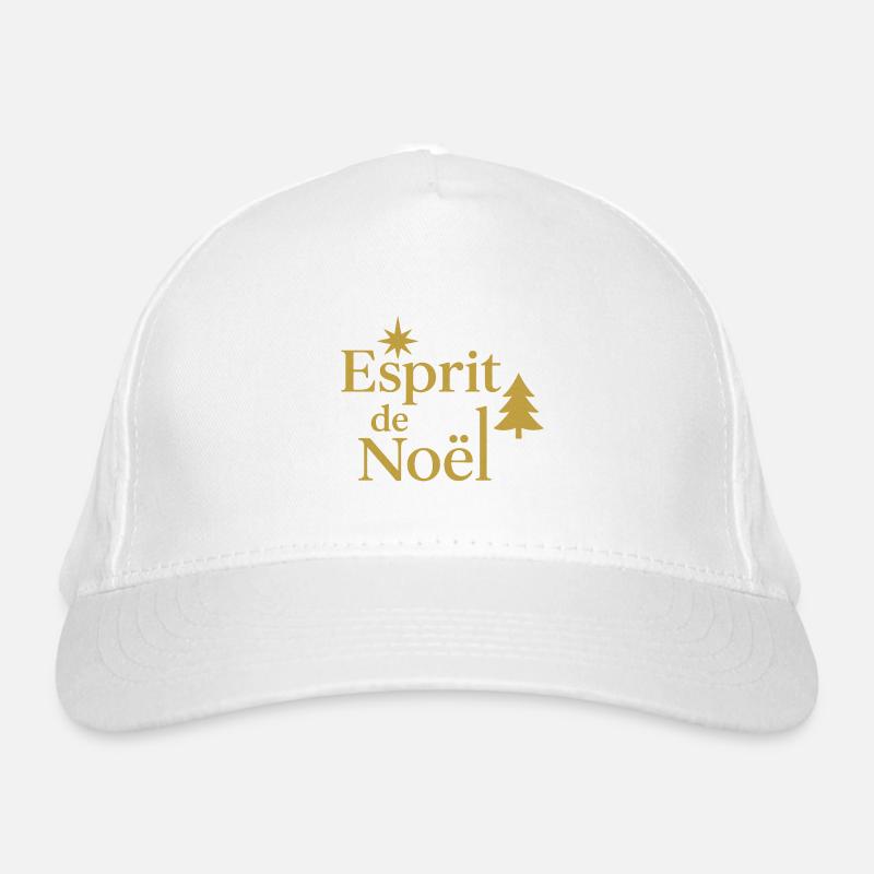Chic Christmas Logo – Festive Design Organic Baseball Cap