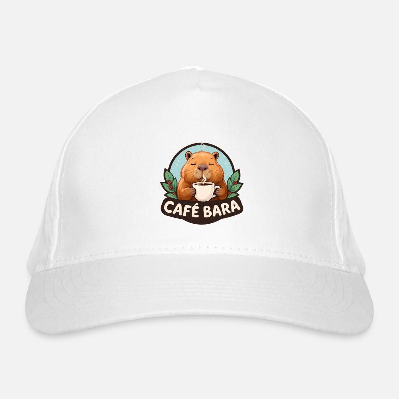 Café Bara - T-shirt Capybara drôle Casquette classique bio