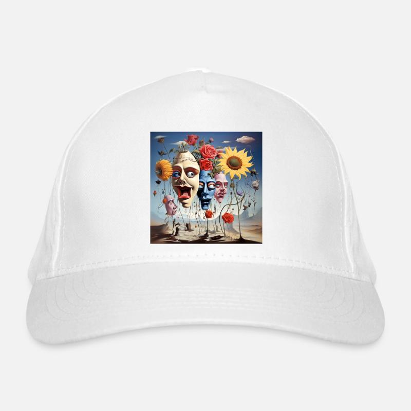 Maskenwald der Blüten-Träume Bio-Baseballkappe