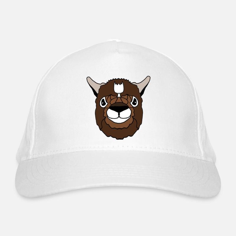 Lama Head Organic Baseball Cap