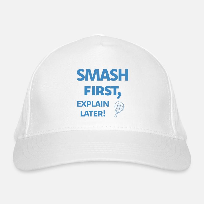 Smash First Explain Later Padel Bio-Baseballkappe