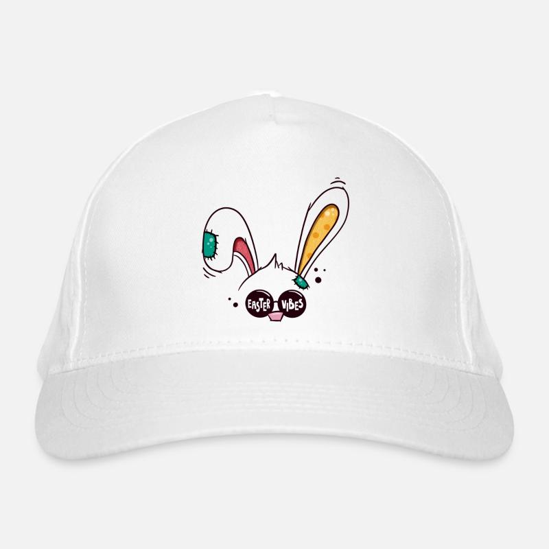 Easter Vibes Easter Bunny Organic Baseball Cap