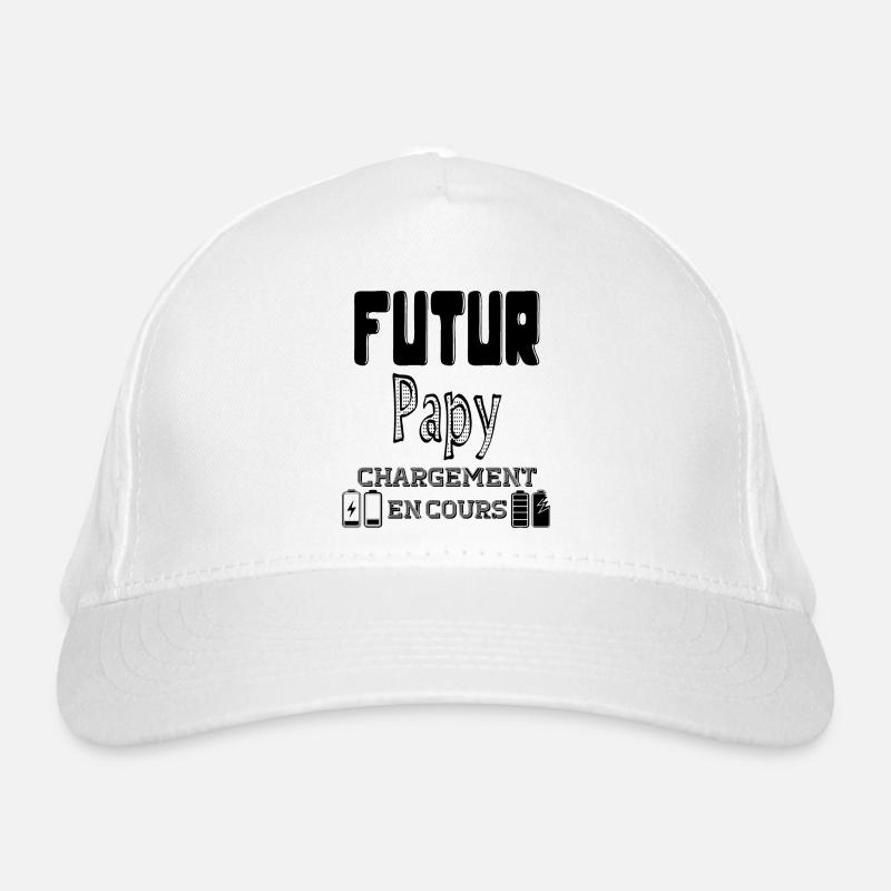 Future Grandpa Loading In Progress Organic Baseball Cap