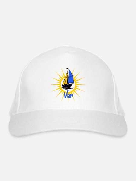 Segelboot Soleil Var - Bio-Baseballkappe - Weiß - Vorne