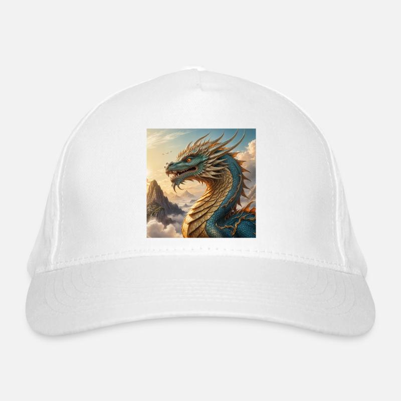 Fire Dragon Organic Baseball Cap
