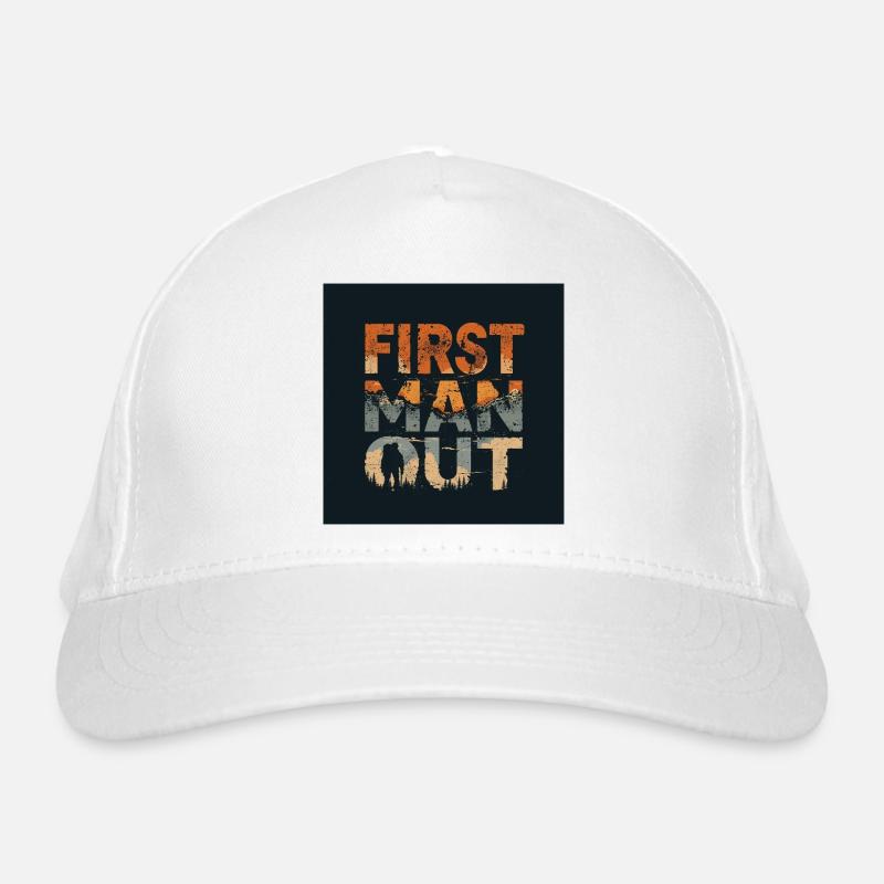 First Man Out Mountain Escape Organic Baseball Cap