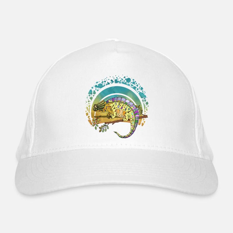 Chamäleon Bio-Baseballkappe