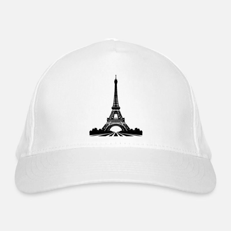 Tour Eiffel - L’Âme de Paris – Ombres d’Acier Casquette classique bio