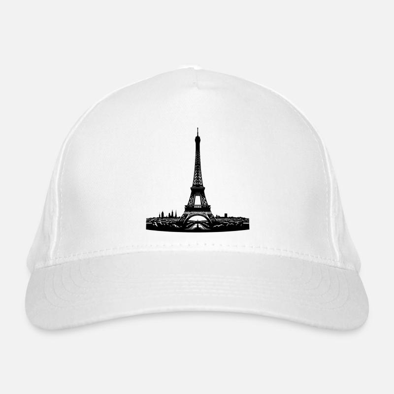 Französischer Blickfang Eiffelturm typisch Paris Bio-Baseballkappe