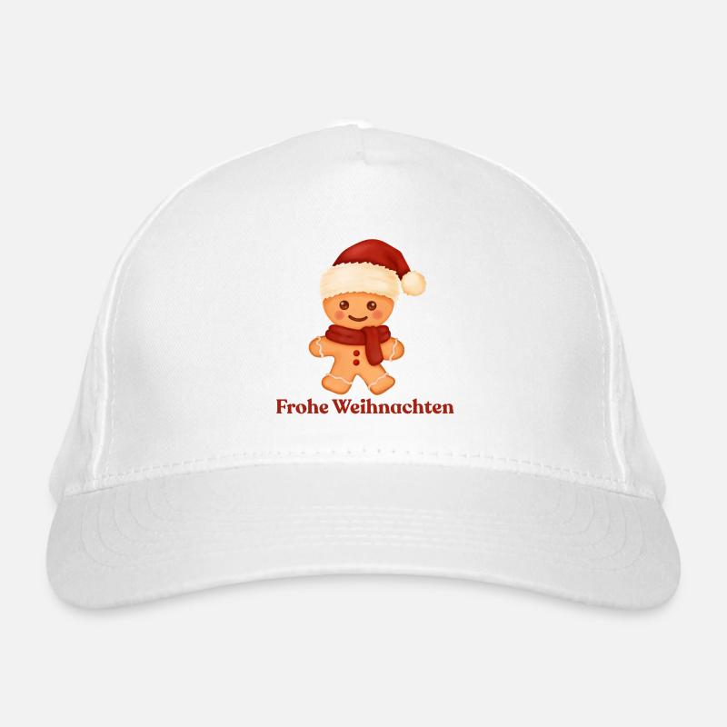 Merry Christmas Gingerbread Man Advent Organic Baseball Cap