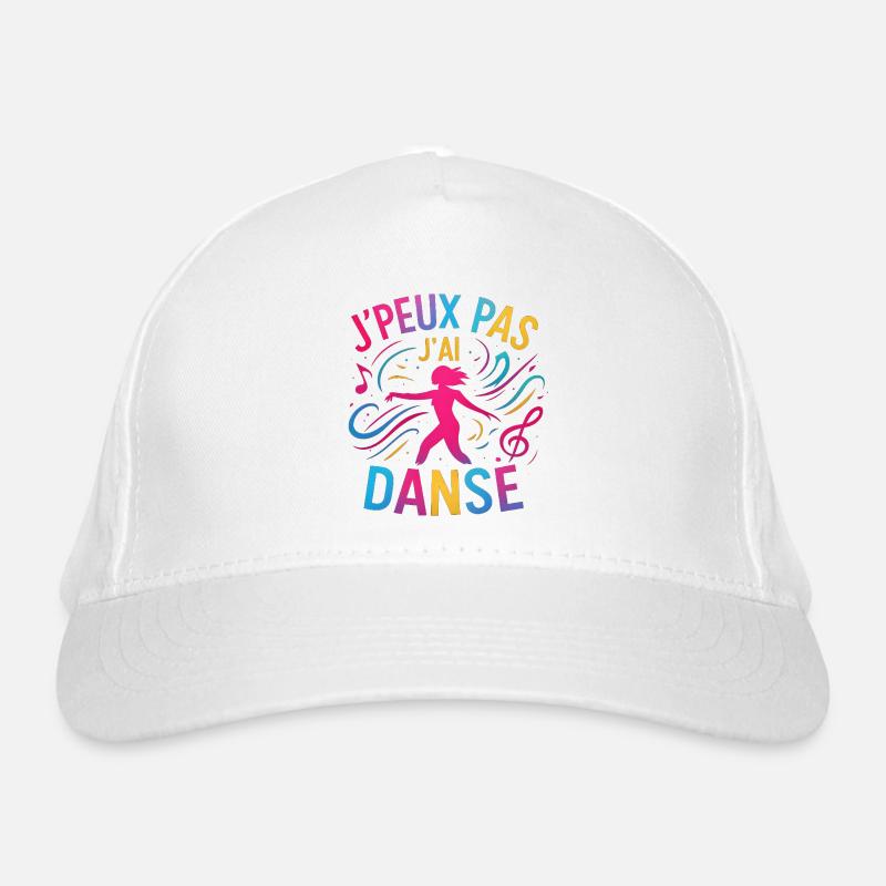 I Can't I Danced — Colorful Sparkle Organic Baseball Cap
