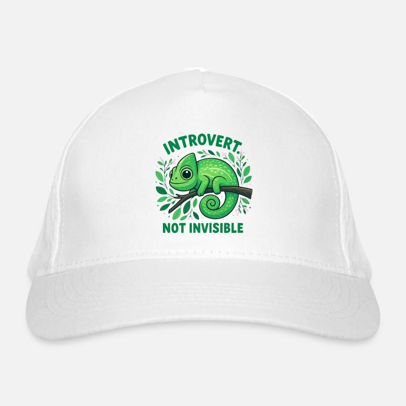 Introverted Chameleon Organic Baseball Cap