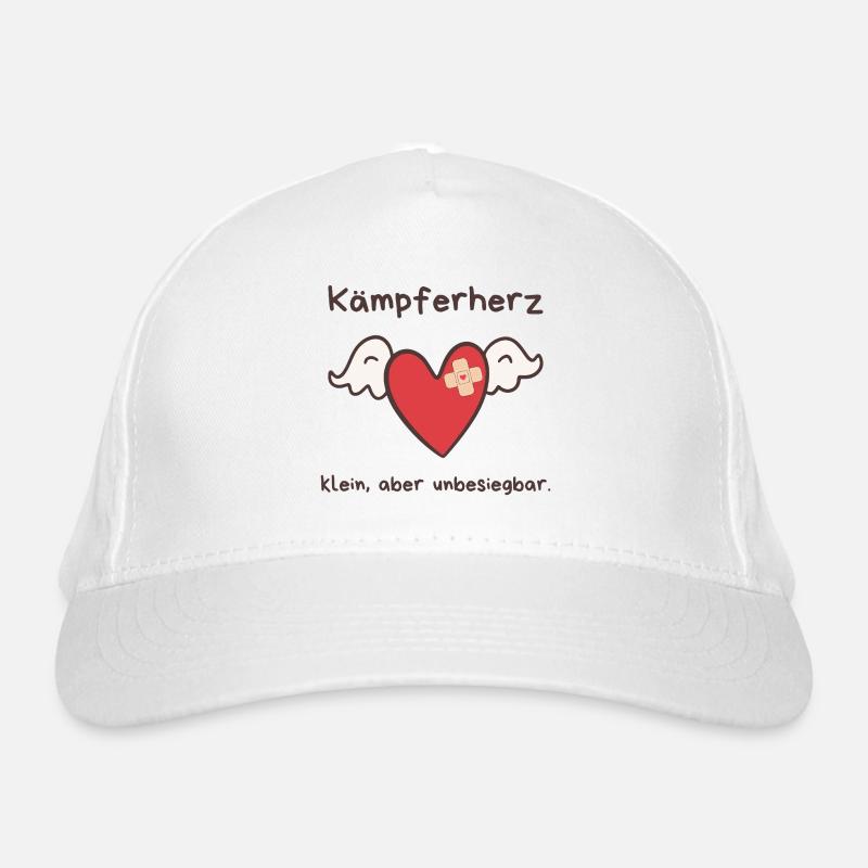 Fighter's Heart – Small but Invincible Design Organic Baseball Cap