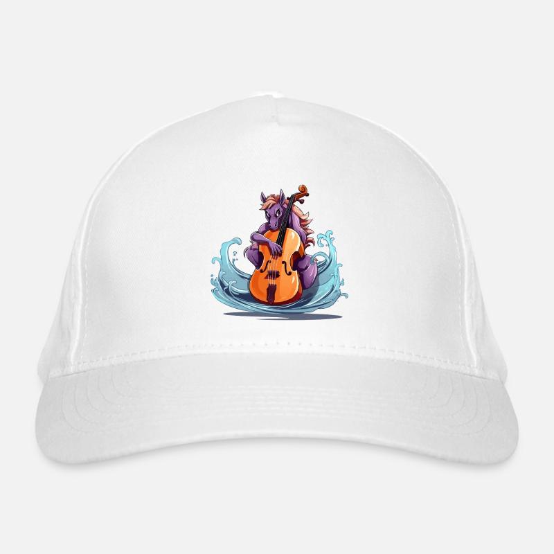 Violoncelliste licorne Wave Stroke Casquette classique bio