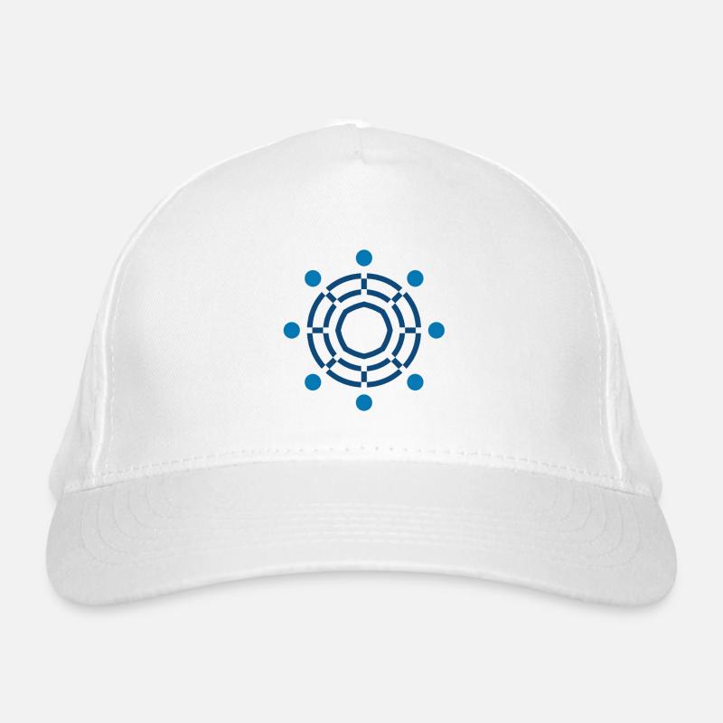 Circle Mandala Network Organic Baseball Cap