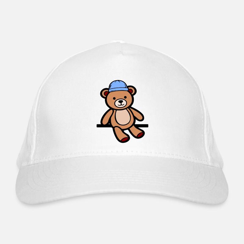 Puppe Teddybär Bären Bio-Baseballkappe