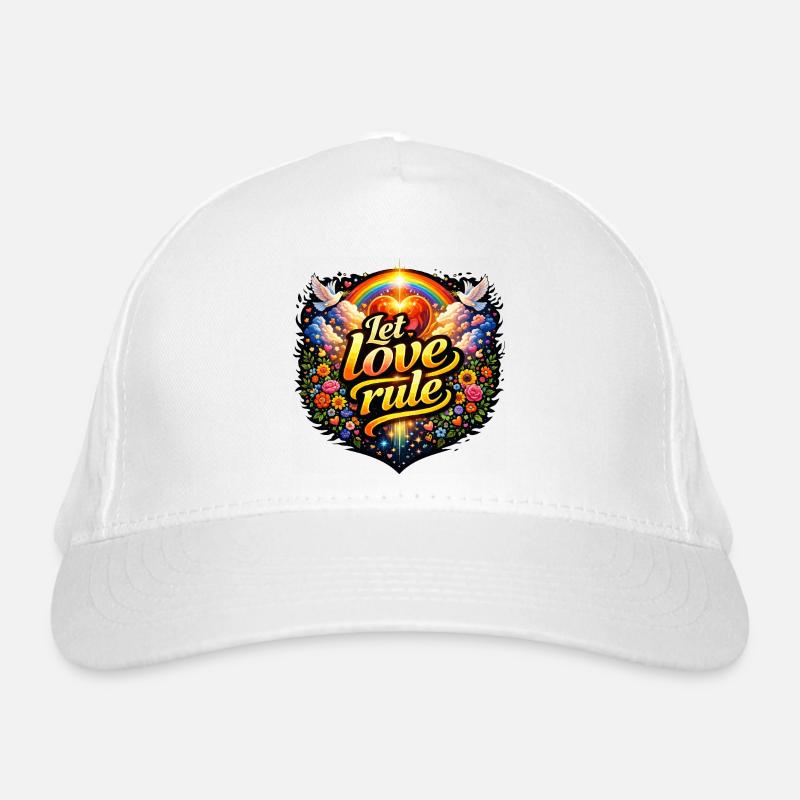 Que l’amour règne Casquette classique bio