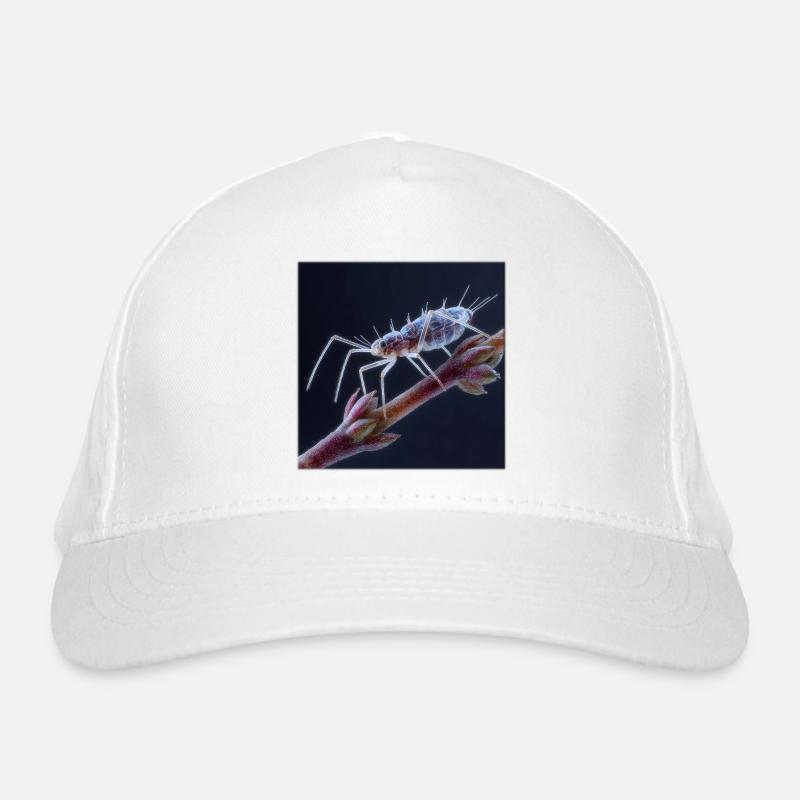 Graphique fascinant des macro-insectes pucerons - Casquette classique bio - blanc