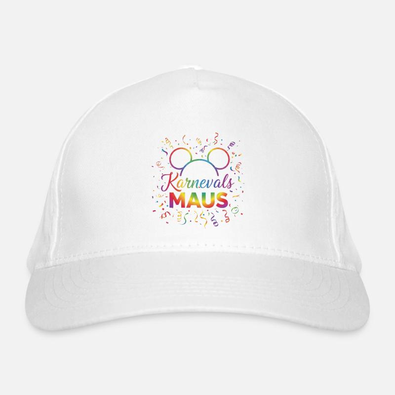 Karneval Maus  Bio-Baseballkappe
