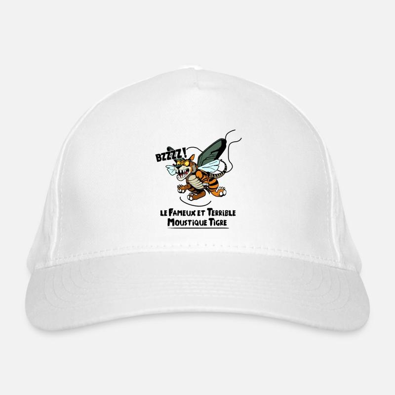 DIE BERÜHMTE TIGERMÜCKE Bio-Baseballkappe